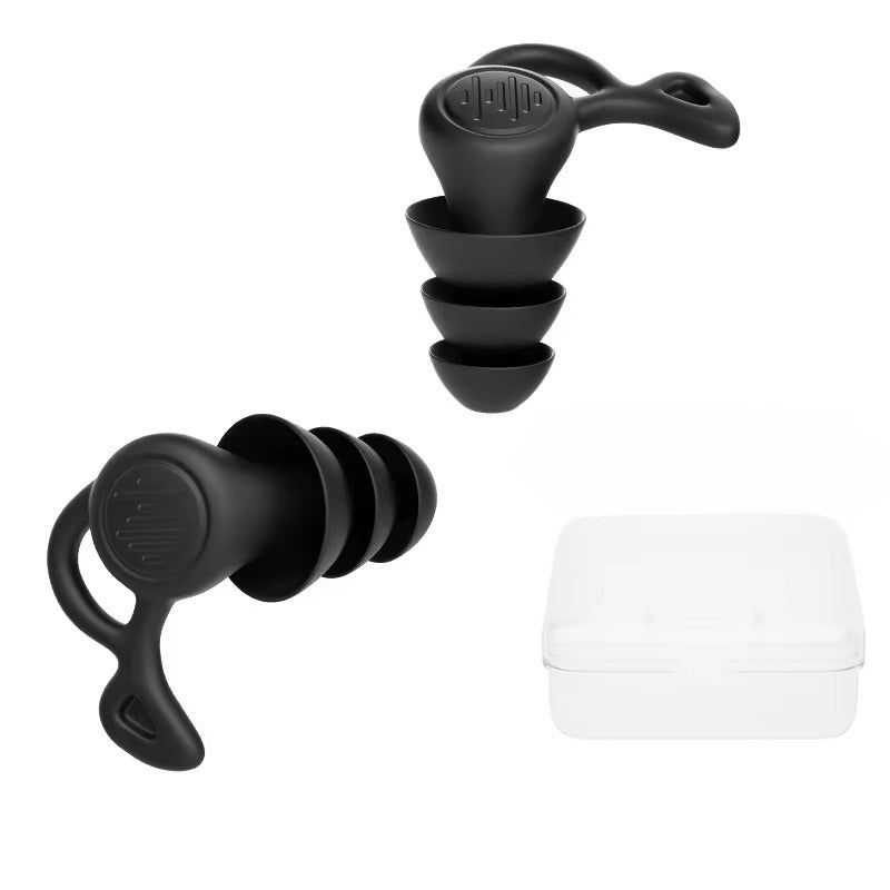3-Layer Waterproof Silicone Earplugs