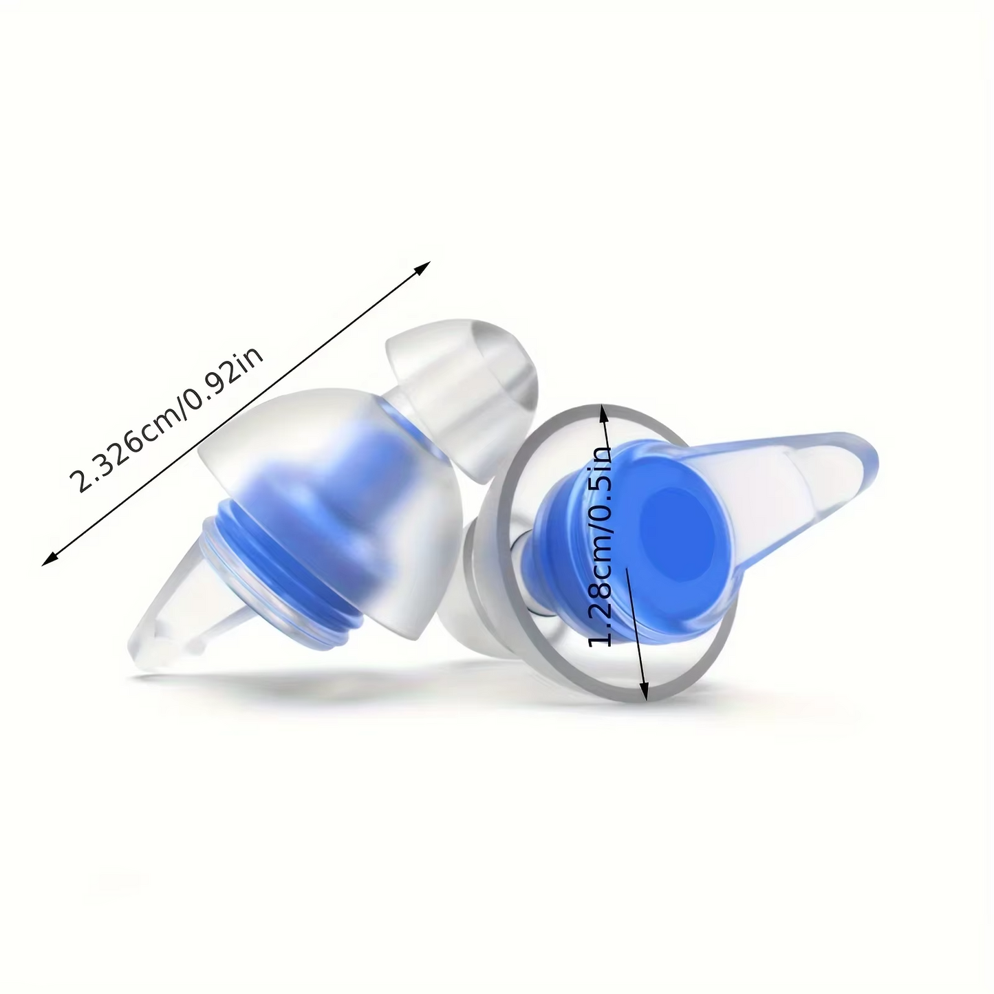 Transparent Acoustic Filter Earplugs