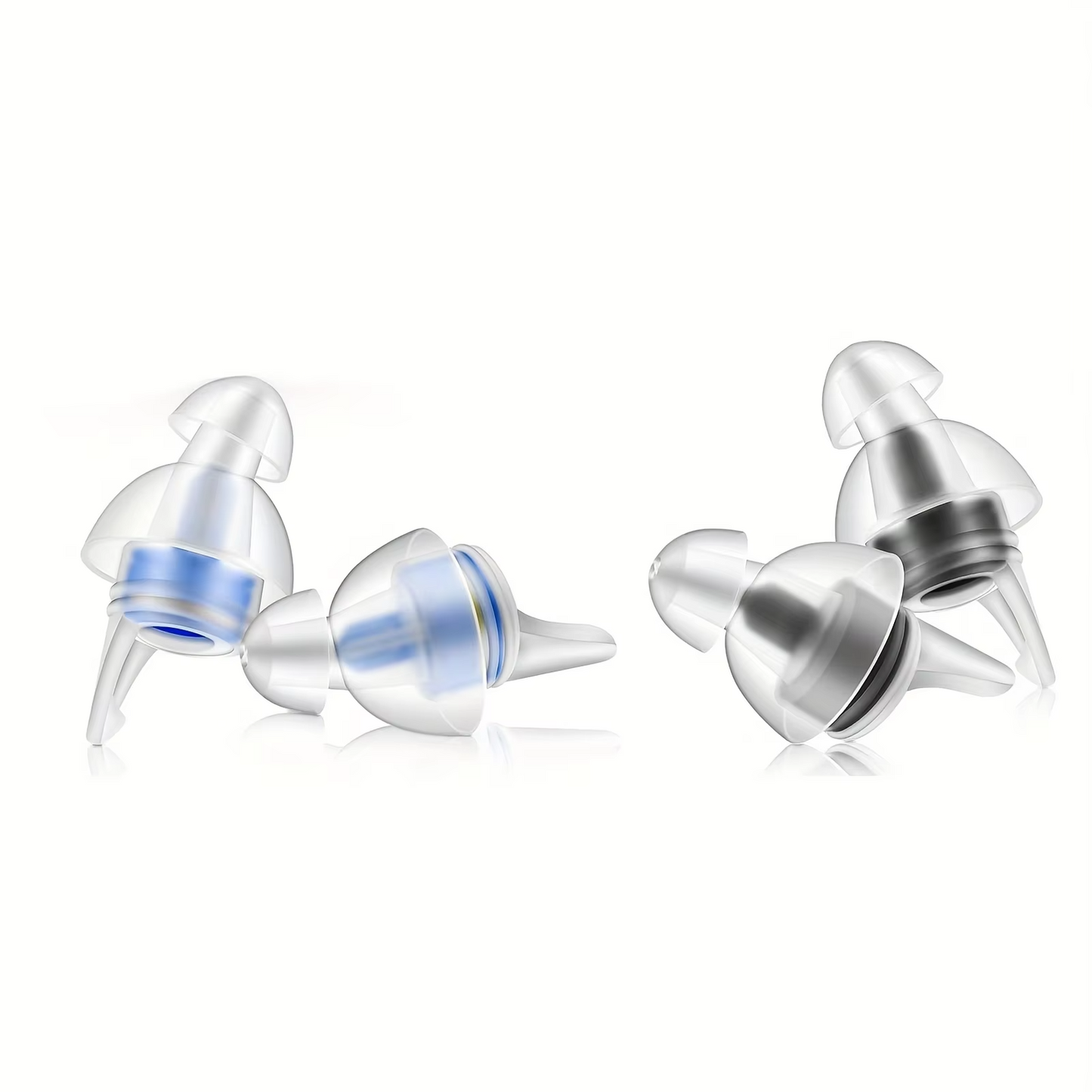 Transparent Acoustic Filter Earplugs
