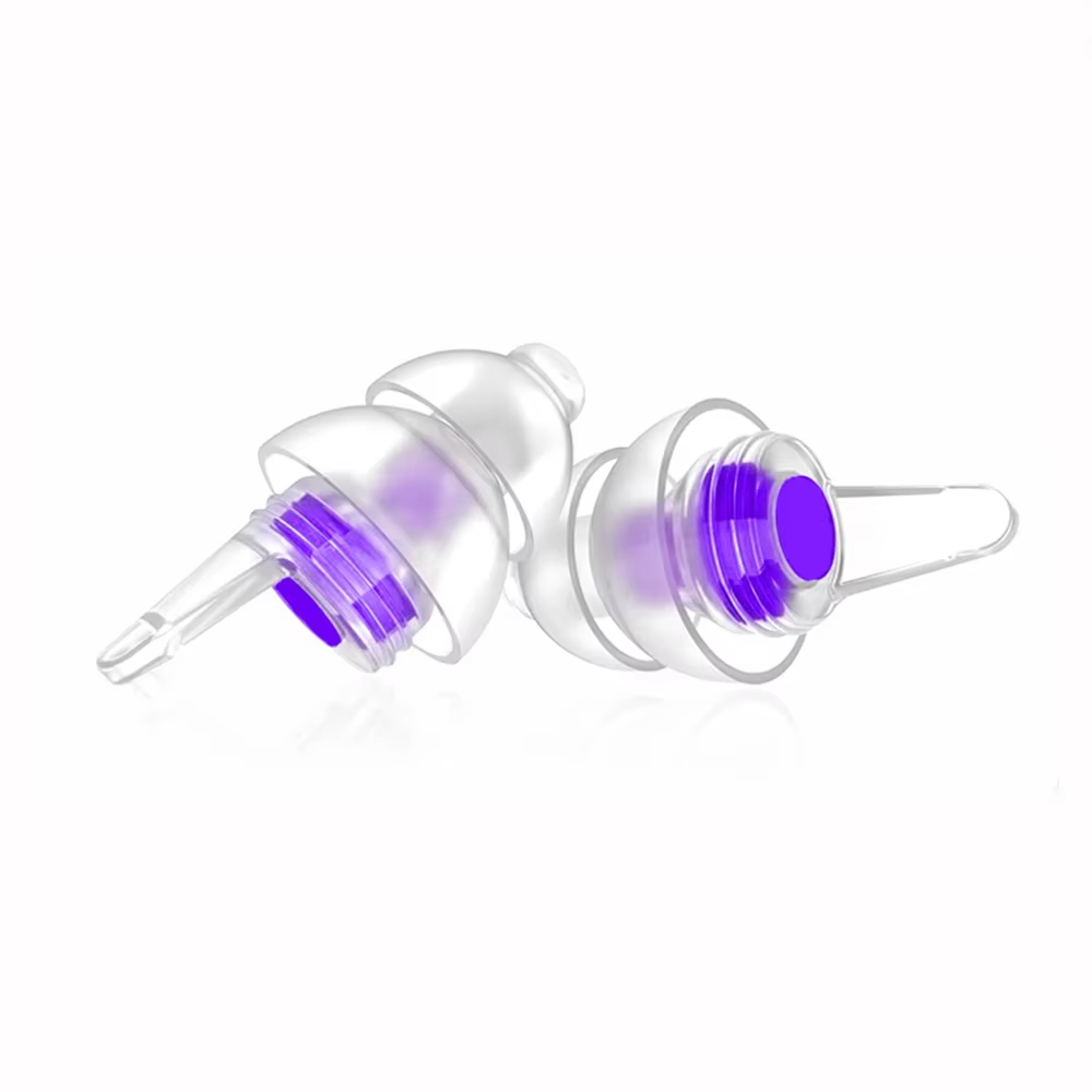 Transparent Acoustic Filter Earplugs